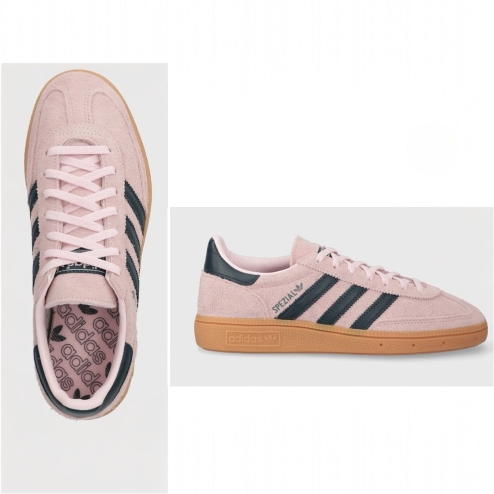 Adidas Originals suede sneakers HANDBALL SPEZIAL Clear Pink Arctic Night Size 6 - Picture 7 of 15